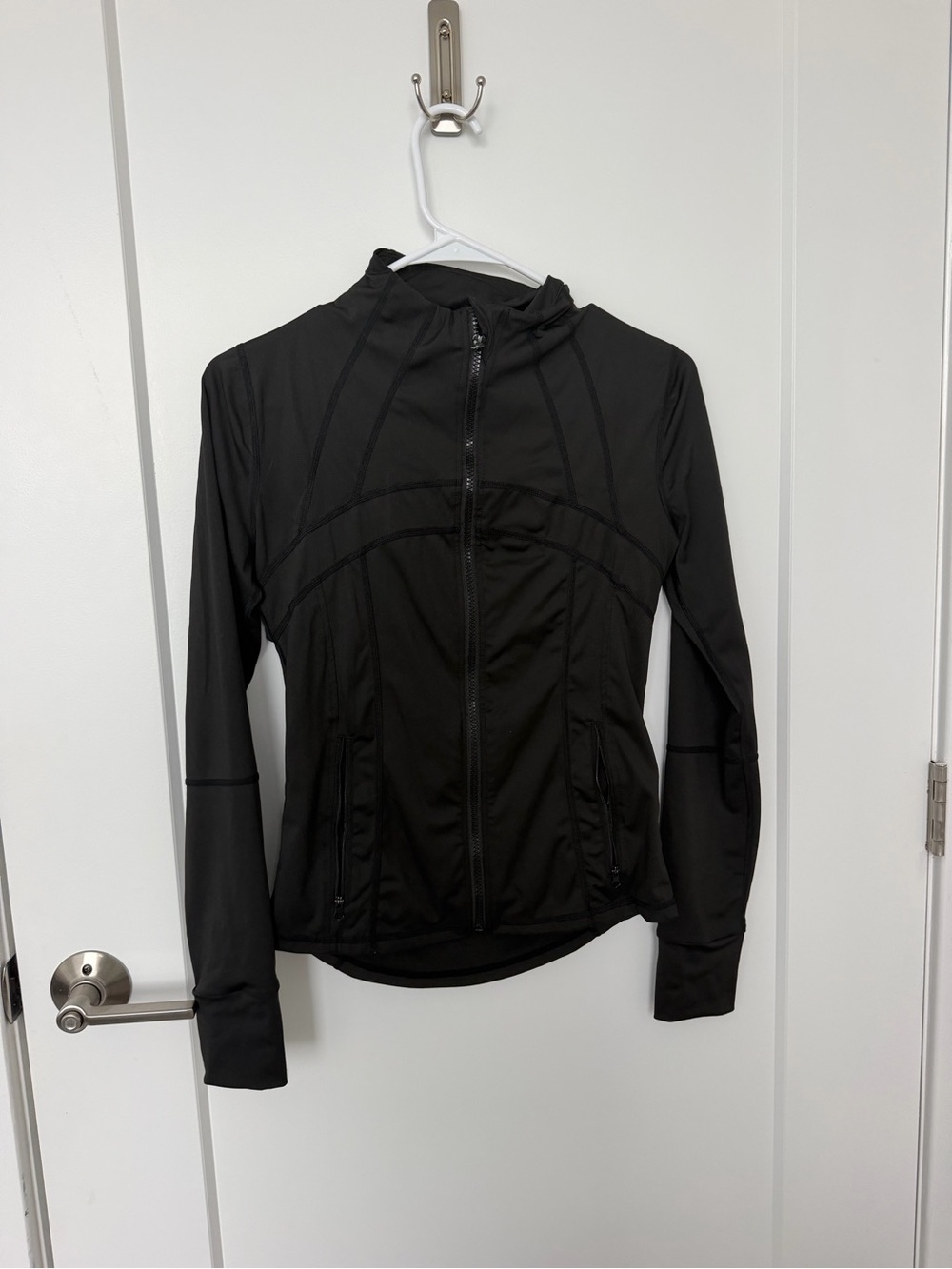 Amazon Black Women's Full-Zip Hooded Utility Jacket